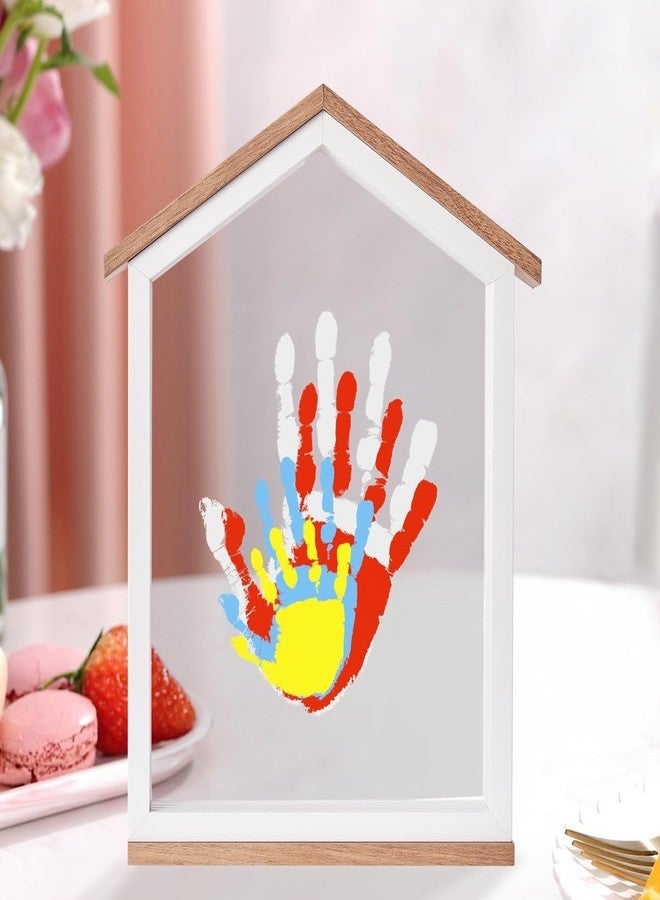 CHERRY CHEERS Exclusive House Shaped Family Handprint Kit; Unique DIY Keepsake, Complete Set, Meaningful Gift for Home Decor, Family Craft & Memory Making (House Shape) - Image 2