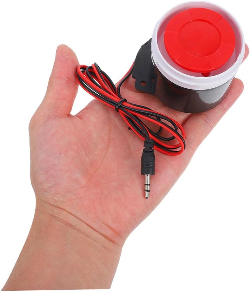 POPETPOP 2pcs Mini Security Alarm Siren Loud Sound Anti Theft Alarm Compact Design for Easy Installation - Image 5