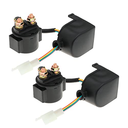 JomGorg Solenoid Starter Relay for 4 Stroke GY6 Engine 50cc 70cc 90cc 100cc 110cc 125cc 150cc 200cc 250cc for Honda for Can-am for Polaris for Suzuki for Arctic ATV Quad Scooter Go Kart Chopper Dirt Bike - Image 3