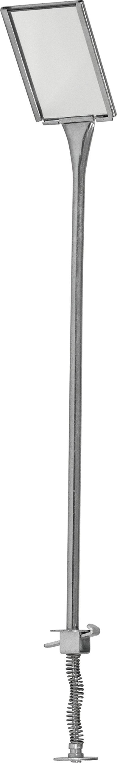 MAG-MATE 317 Flip Glass Inspection Mirror, Flexible Stainless Steel Shaft, Locking Hinged Mirror, Rectangular Glass Design, 16.25" Length - Image 3
