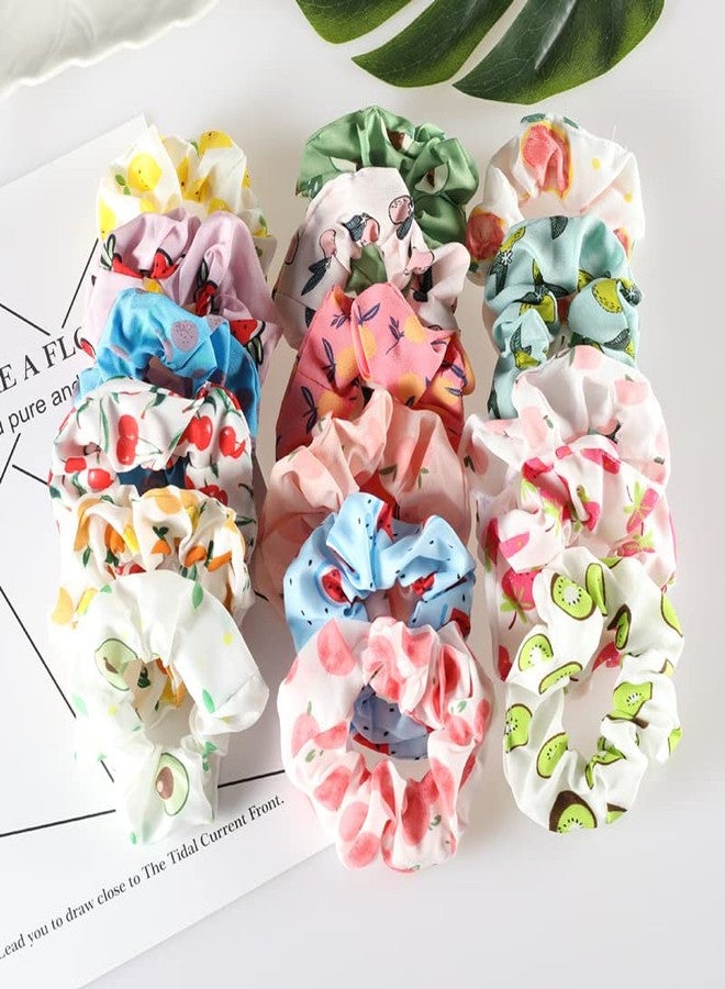 DORMITORRY Hair Ring Fabric Bowel Ring Hair Band Hair Rope Women's Ponytail Head Rope Elegant Hair Band, Hair Bands Ponytail Ties Hair Scrunchies, Hair Scrunchies For Girl, 3 pcs - Multicolor, - Image 2