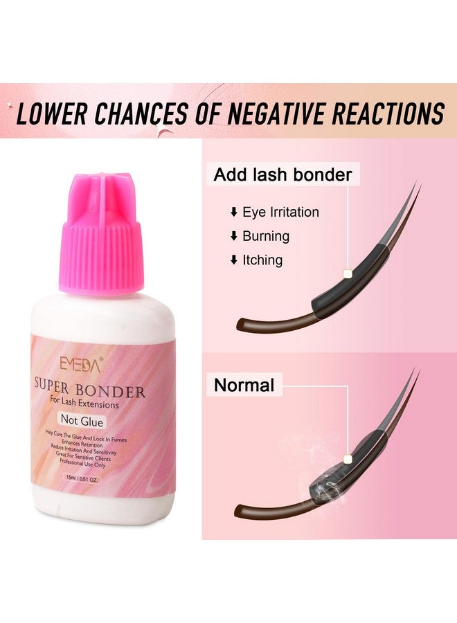 EMEDA Lash Bonder for Eyelash Extensions, Not Glue, Glue Accelerator for lash Extensions, Sealer Adhesive, Speed up Glue Drying Time,Add Glue Elasticity,Lock in Glue Fume(15ml Super Bonder Sealant) - Image 4