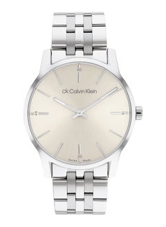 Unisex Analog Round Shape Stainless Steel Wrist Watch - 25000009 40 mm