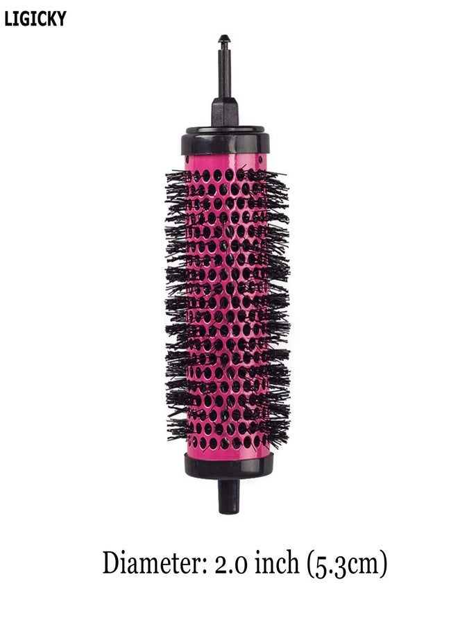 LIGICKY Blowout Brush Set with 2.0’’ Detachable Barrels Round Brushes Hair Styling Tool, 1 Handle 5 Barrels, Medium - Image 5