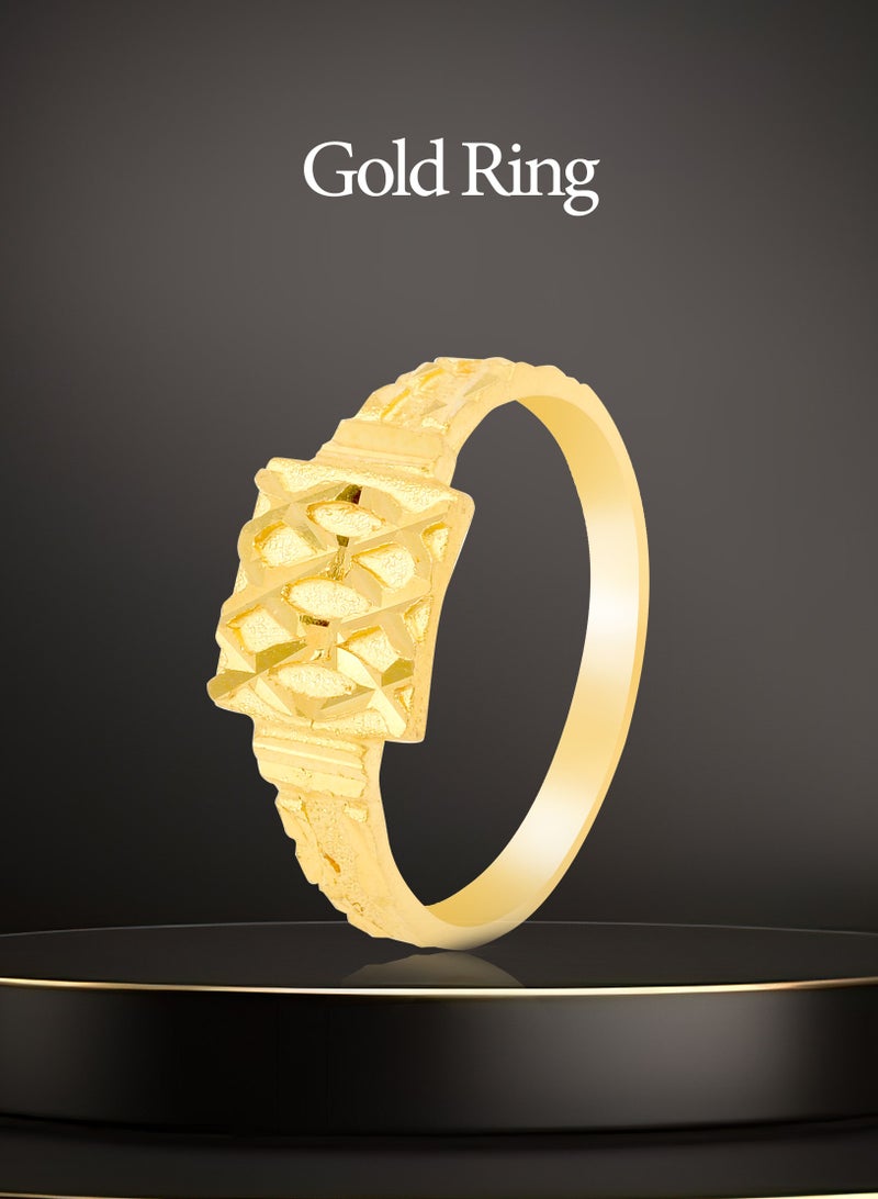 بفلح للمجوهرات تألقي مع خواتم من الذهب الأصفر عيار 22 قيراطًا للأطفال - Image 4