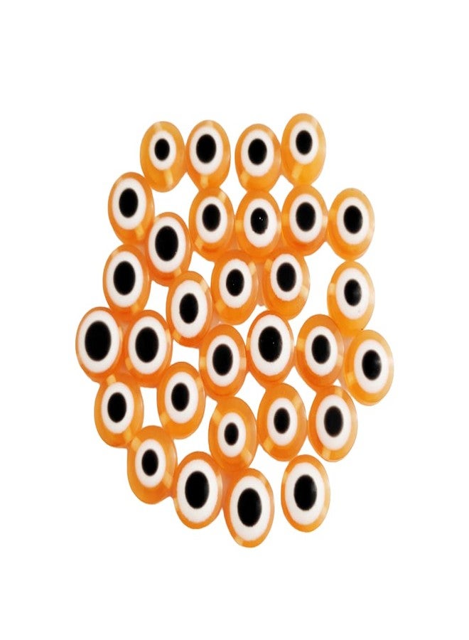 meryCraft 20 Pieces Round Shape Evil Eye Beads,Resin Beads 10mm,Jewellery Making, Rakhi, Anklet, Bracelet-Necklace-Key Rings-Big Acrylic Beads - Image 4
