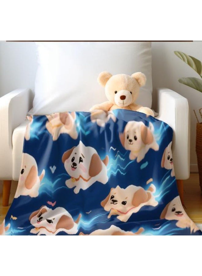 general Baby and children's cartoon flannel thin blanket (warm and comfortable, suitable for sleep, game use) 70cm*100cm - Image 1