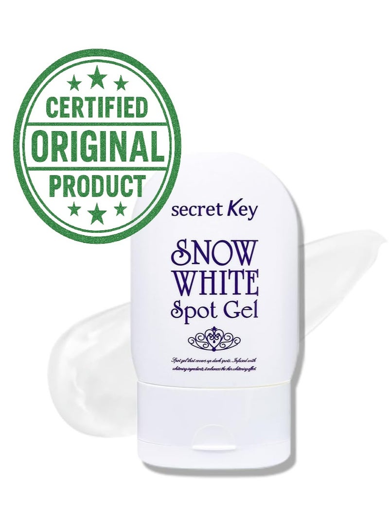 Secret Key Snow White Spot Gel 65g | Brightening & Tone-Up Cream for Face and Body | Niacinamide Formula to Reduce Dark Spots, Dullness & Uneven Skin Tone | Korean Skincare - Image 1