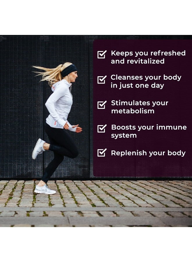 wellgenix Omni Detox Cleanse Drink - Full Body Detox Juice - Grape Flavor - 100% Naturally Formulated Whole Body Detox System - Quick Body Cleanse Enriched with Vitamins & Minerals, 16 oz - Two Pack - Image 3