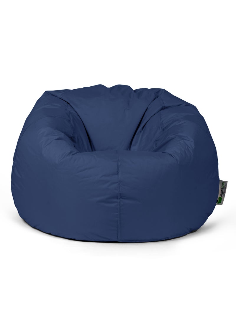 ANDERSON Anderson Large Waterproof Comfortable Bean Bag Relaxing Chair Dark Blue Colour  - Image 1