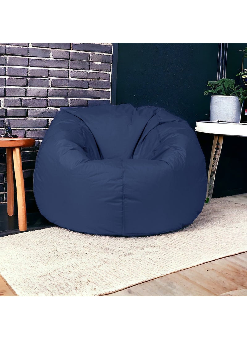 ANDERSON Anderson Large Waterproof Comfortable Bean Bag Relaxing Chair Dark Blue Colour  - Image 3