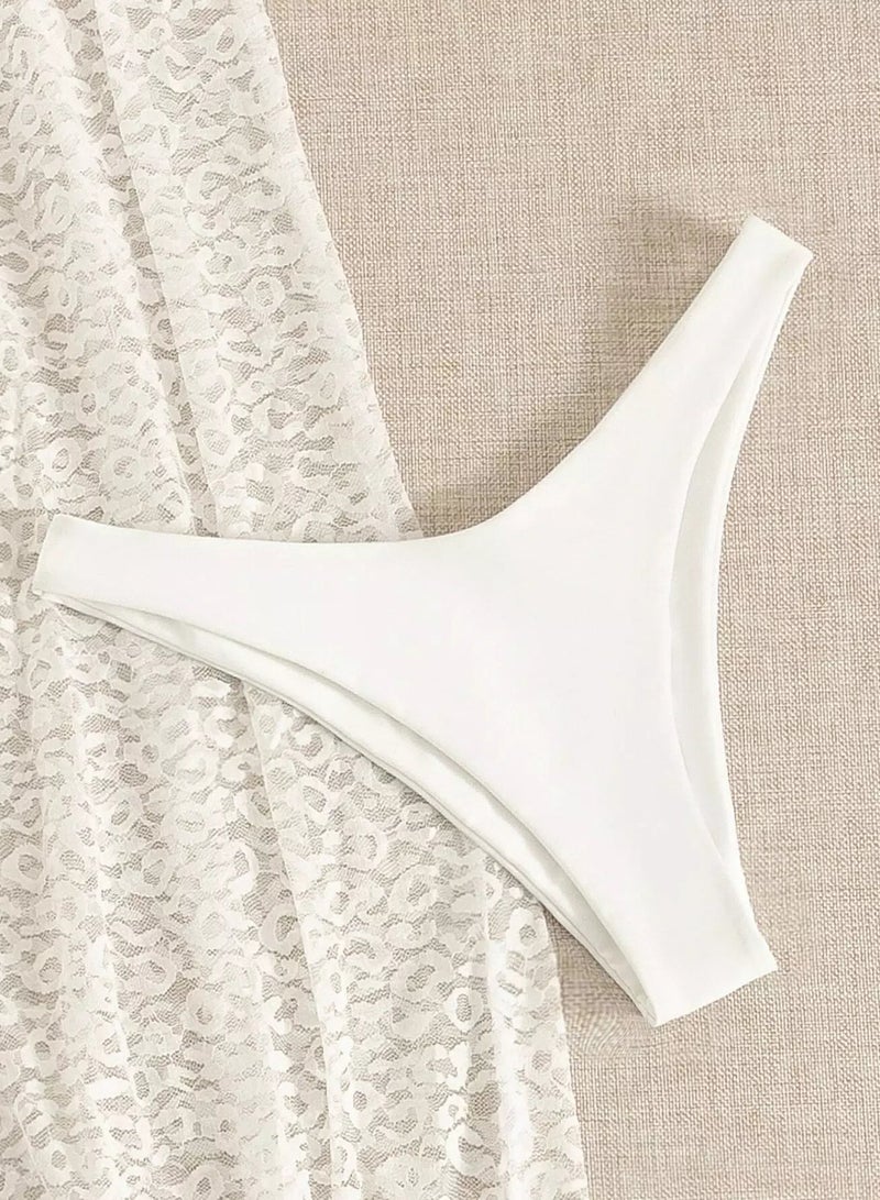 Tie Front Bandeau Cover Up With Panty - Image 5