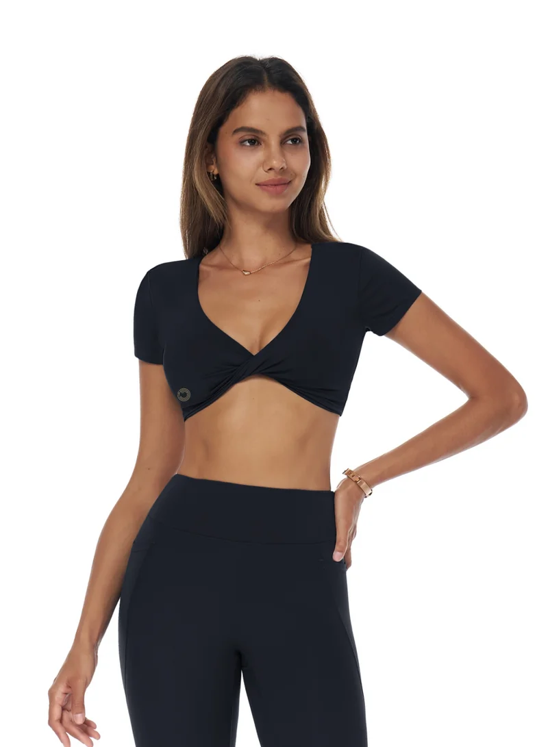 Sweetheart Neck Twist Crop Top