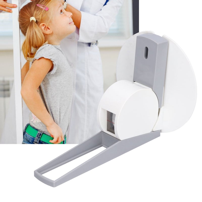 2.2 Meter Wall Mounted Height Meter Growth Ruler with Wall Plate ABS Compact Measuring Tape - Image 5