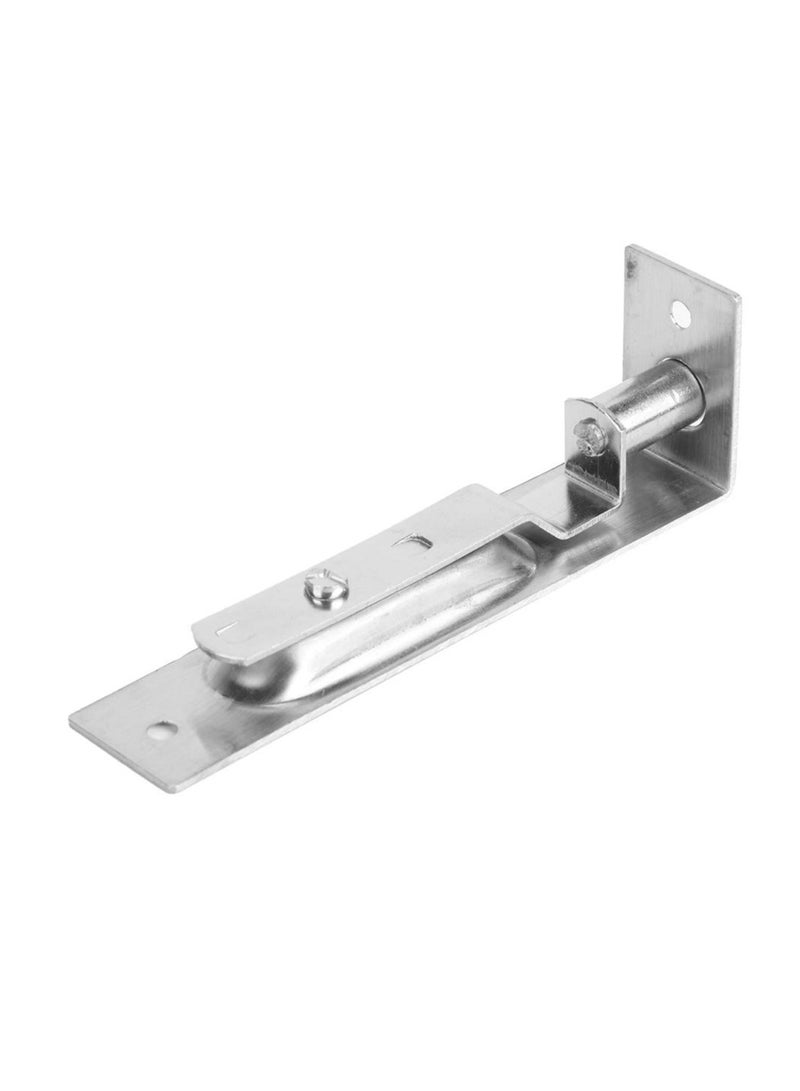 Alvinlite Latches Bolts 4Inch Security Door Bolt Latch, Double Door Lever Action Flush Bolt Latch, French Door Slide Bolt Lock (2Pcs)