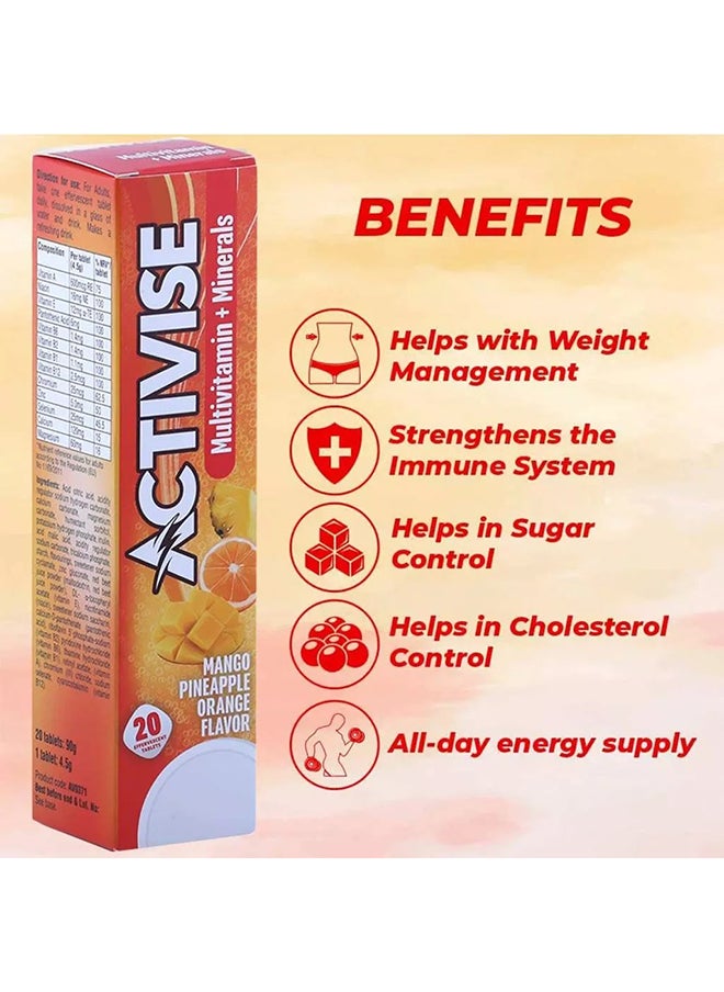 Activise Activise Multivitamins + Minerals Effervescent Tab 20's  - Image 3