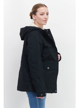 Trespass Women Solid Fleece Puffer Jacket, Black  - Image 3