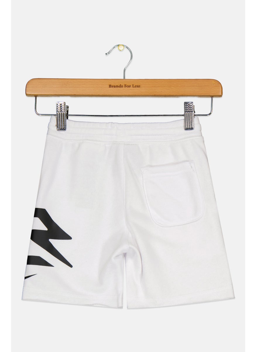 Nike 3Brand by Russell Wilson - Toddlers Boy Sportswear Fit Running Short, White - Image 1