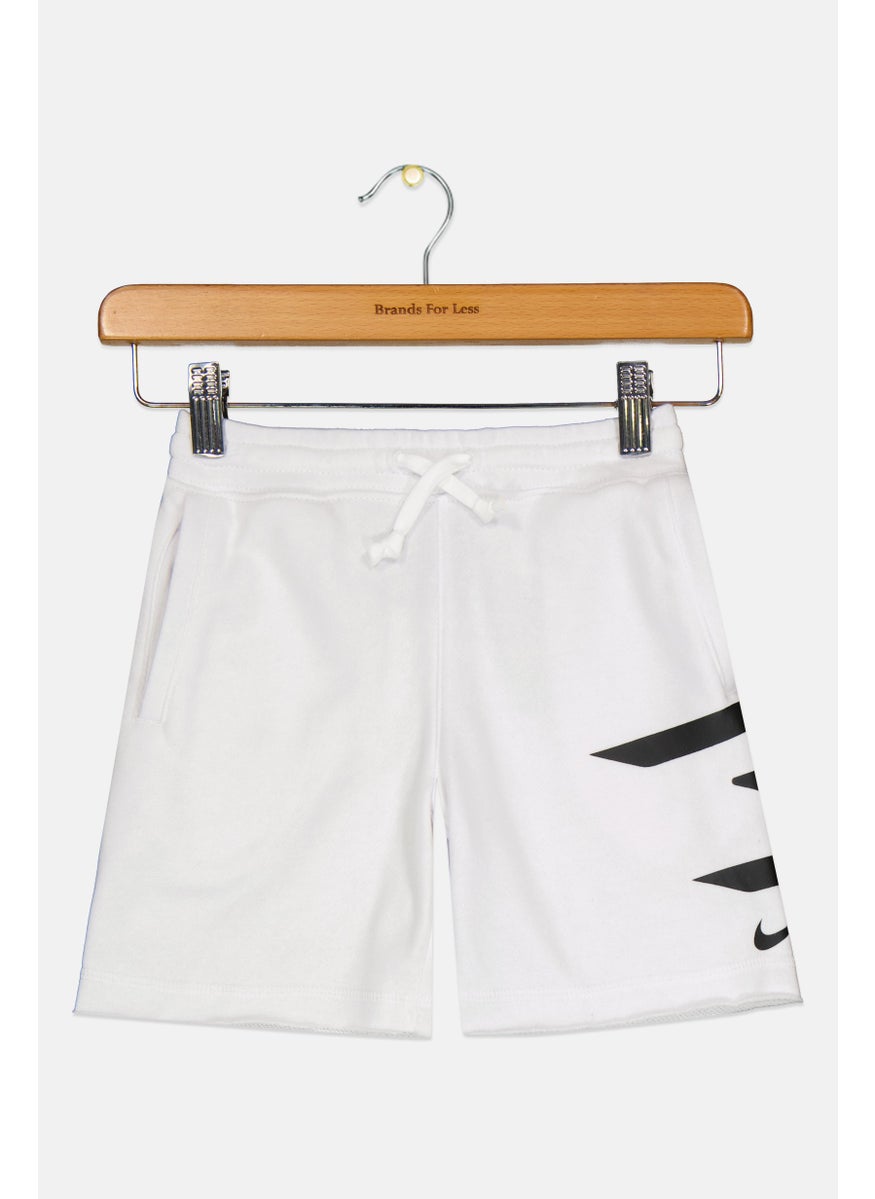 Nike 3Brand by Russell Wilson - Toddlers Boy Sportswear Fit Running Short, White - Image 1