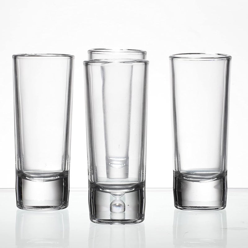 The Decor Mart كؤوس شوت رفيعة وطويلة من ديكور مارت 6 كؤوس شوت 4 4 10 سم 70 مل - Image 4