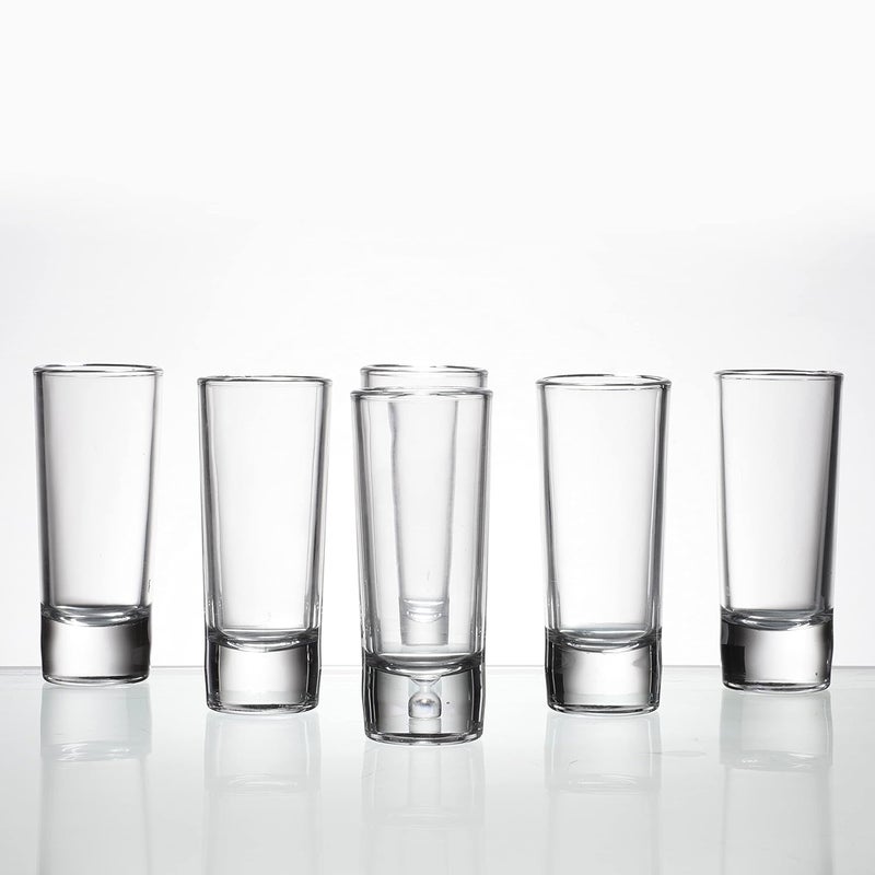 The Decor Mart كؤوس شوت رفيعة وطويلة من ديكور مارت 6 كؤوس شوت 4 4 10 سم 70 مل - Image 5