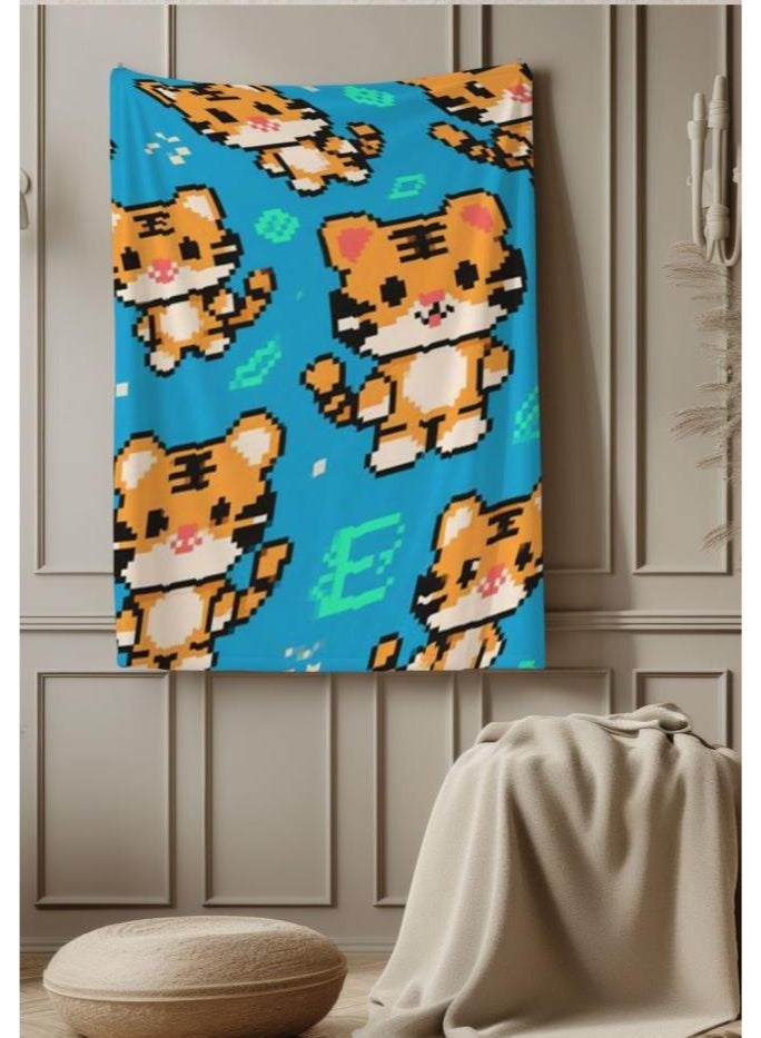 عام بطانية رقيقة من الفانيلا الكرتونية للأطفال والرضع (دافئة ومريحة، ومناسبة للنوم والألعاب) 70 سم * 100 سم - Image 3