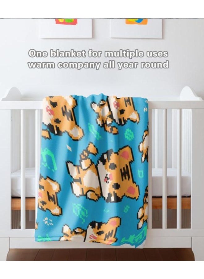 عام بطانية رقيقة من الفانيلا الكرتونية للأطفال والرضع (دافئة ومريحة، ومناسبة للنوم والألعاب) 70 سم * 100 سم - Image 1