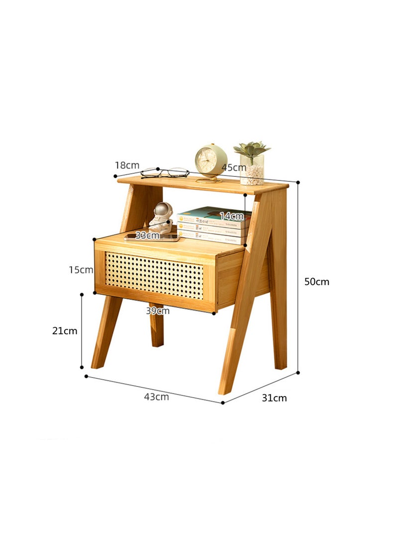 Bedside Table,Night Stand,Nightstand with Drawer,Suitable for study, living room, bedroom