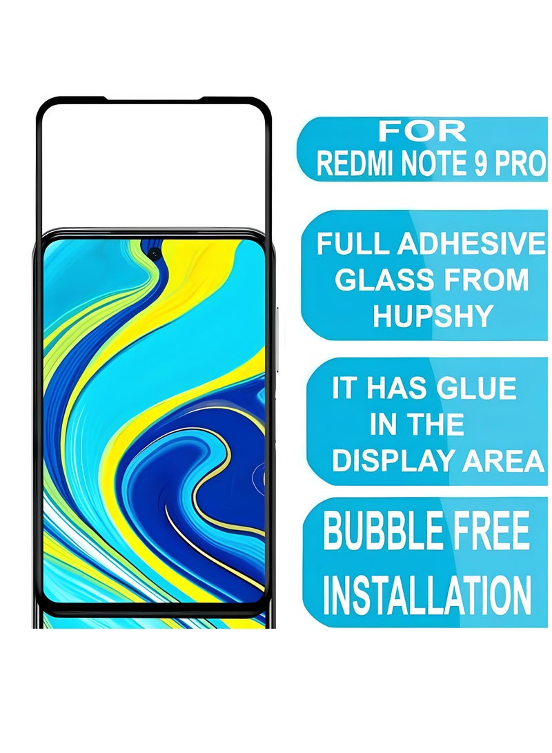 واقي شاشة Xiaomi Redmi Note 9 Pro زجاج مقسى 9D زجاج واقي مضاد للخدش لهاتف Redmi Note 9 Pro - Image 2