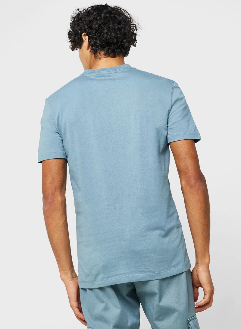 Calvin Klein Jeans Mono Logo Crew Neck T-Shirt