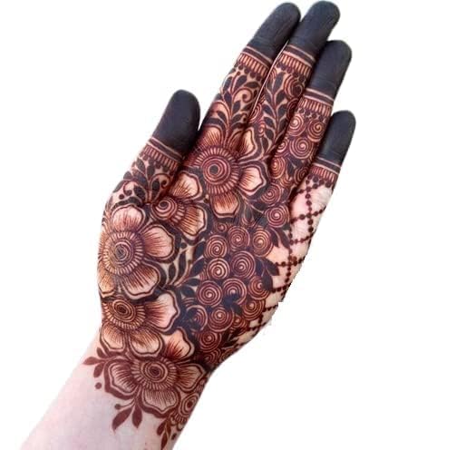 LIVECOOL LIVECOOL Clear Transparent Wrap Paper Roll For Mehndi Cone Bridal Special Dulhan Mehndi Cone Mehendi Cones For Hand Kc_mehndi cone10 X 20 Inc_6pcs - Image 3