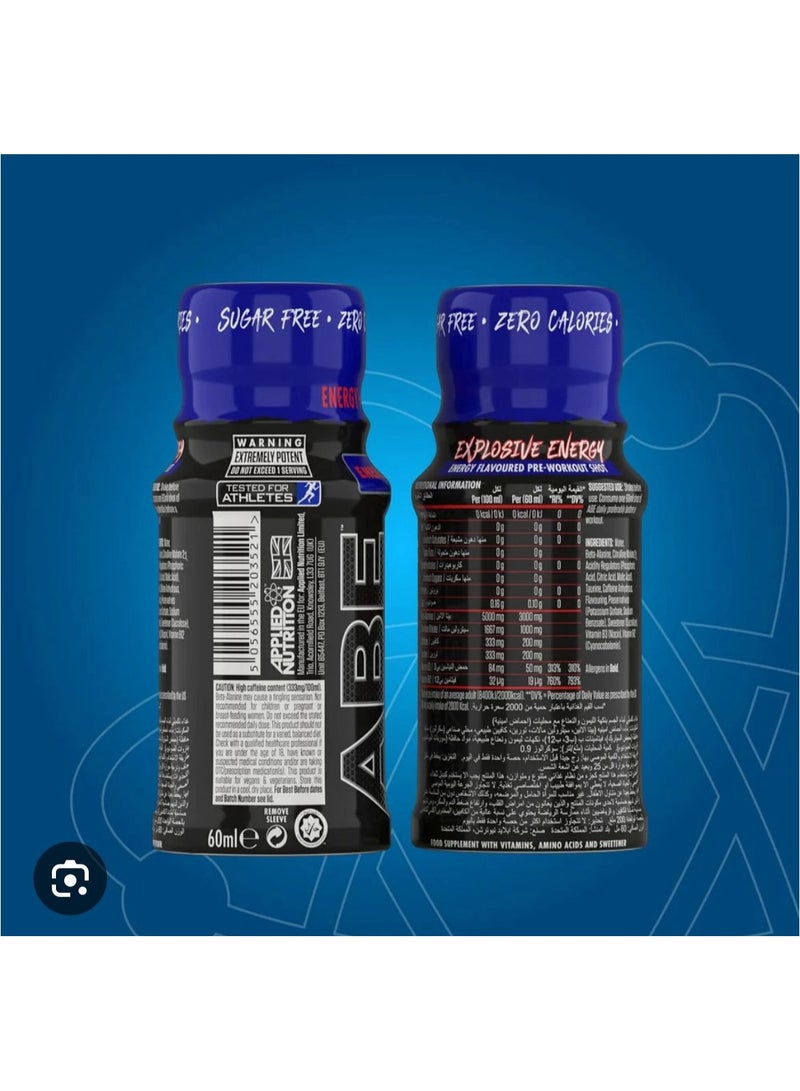 Applied Nutrition Abe Ultimate Pre Workout Shot Energy Flavor 60Ml Pack Of 12 - Image 4