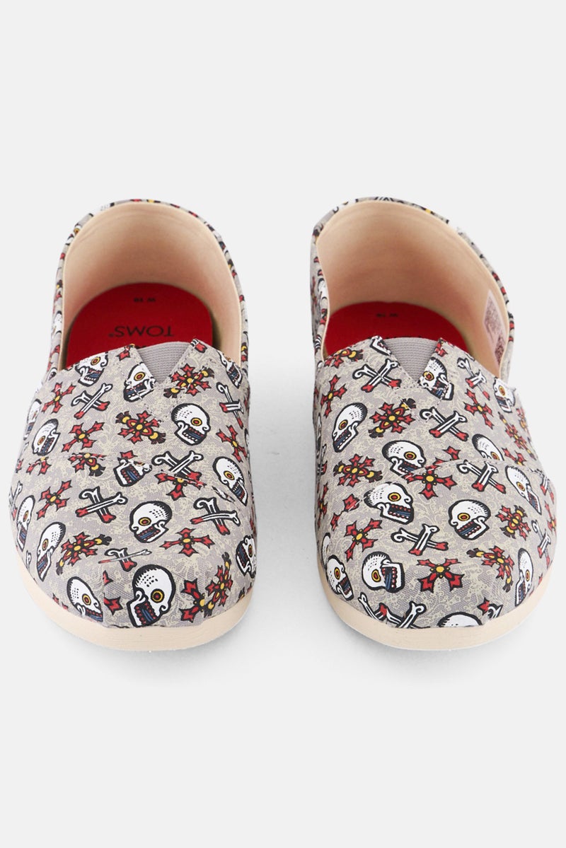 TOMS Women Slip On Casual Shoes, Grey Combo - Image 4