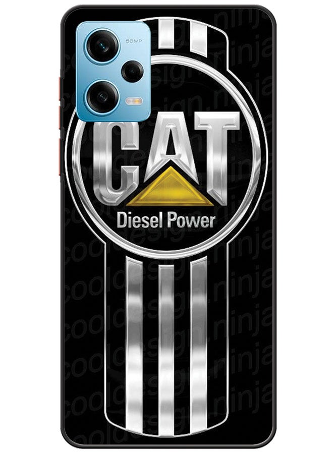 EYE CATCH Protective Case Cover For Xiaomi Redmi Note 12 Pro Cat Diesel Power  - Image 1