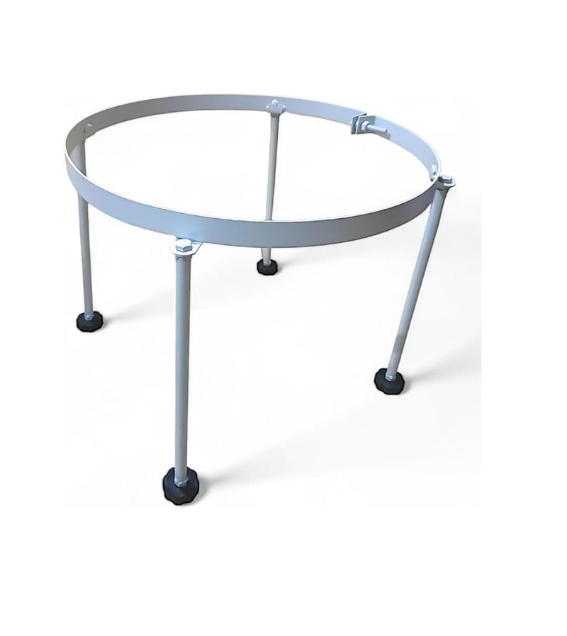 18 Inch Aari Work Stand with Hoop Ring- White Color, Adjustable, Durable, Easy to Use, Embroidery Frame for Handicraft, Stitching, Crafting, Needlework, DIY Projects Portable  - Image 2