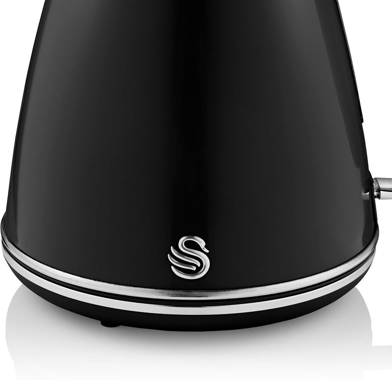 Swan Retro 1.5 Litre Jug Kettle - Black - Image 4