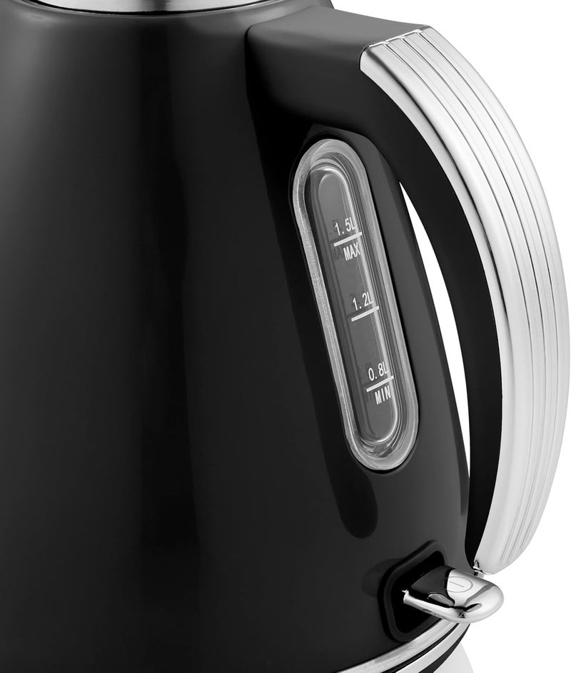 Swan Retro 1.5 Litre Jug Kettle - Black - Image 5