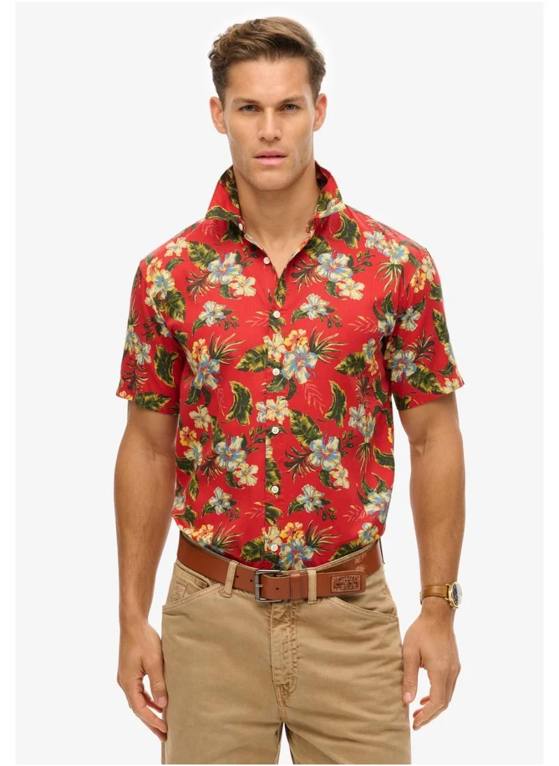 سوبر دراي Hawaiian Print Shirt