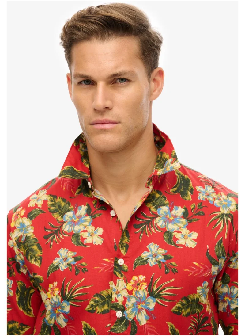 سوبر دراي Hawaiian Print Shirt