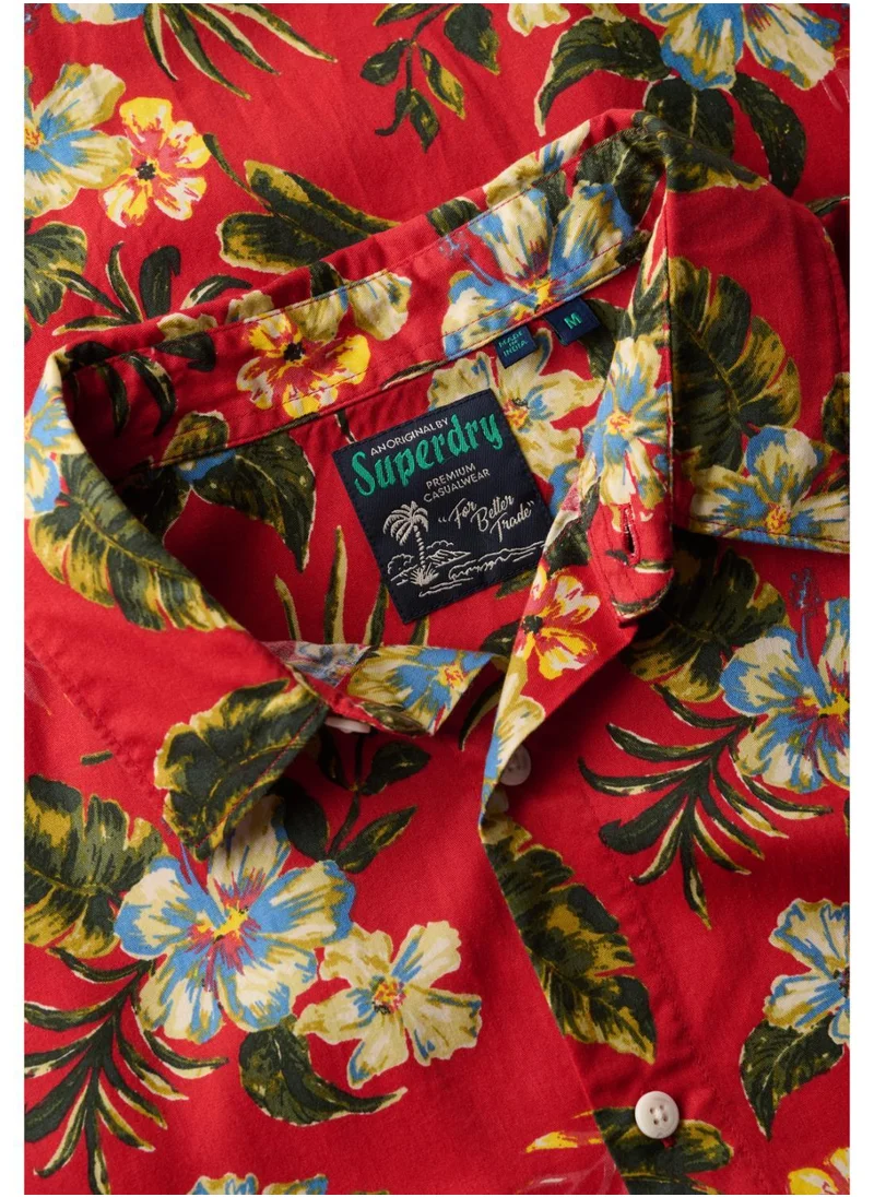 سوبر دراي Hawaiian Print Shirt