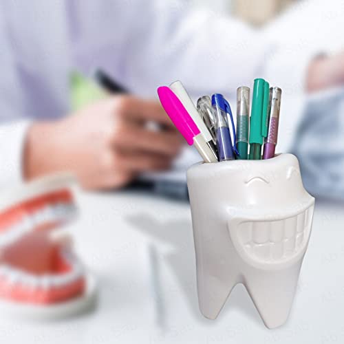 Ab Sab® Doctor Dental Teeth Shape Pen Pencil Holder Stand for Desk and offices Tables - Image 5