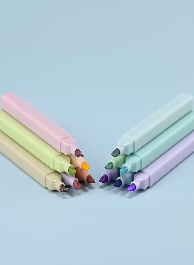konket- Aesthetic Bible Highlighters No Bleed, Cute Pastel Highlighters, 12 pcs Chisel Tip - Image 2