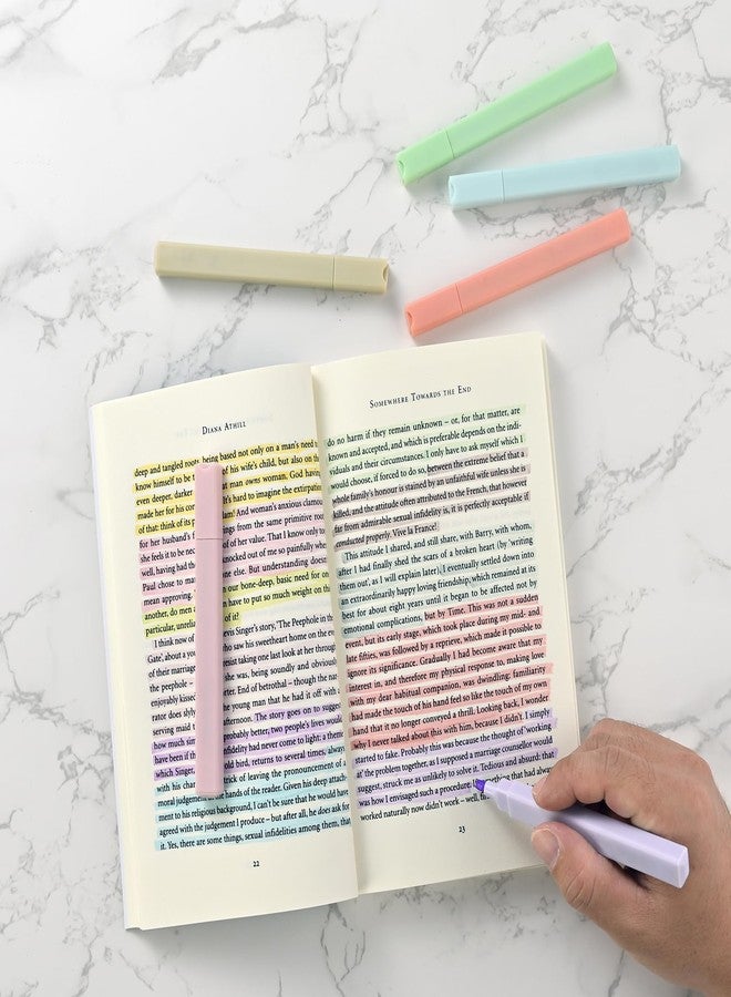 konket- Aesthetic Bible Highlighters No Bleed, Cute Pastel Highlighters, 12 pcs Chisel Tip - Image 3