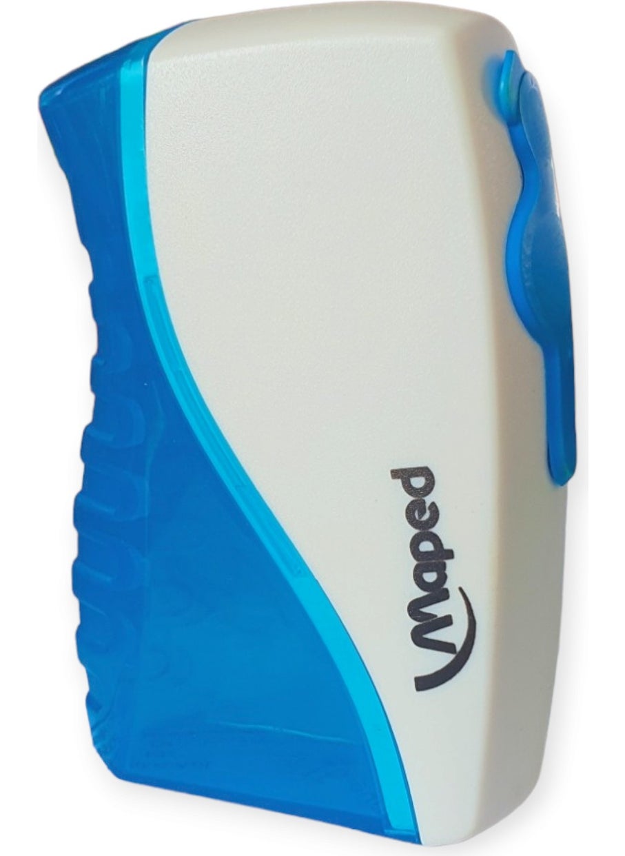 Maped Double Blade Sharpener with Waste Container  - Image 1