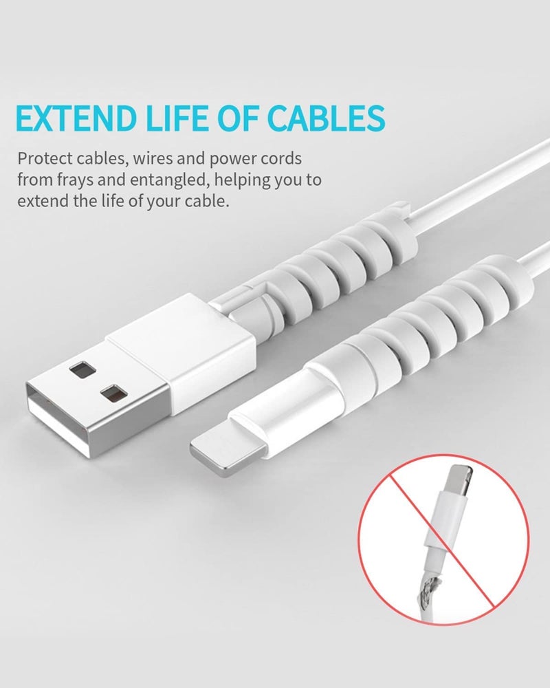 SKYCELL Gaming Finger Sleeve 2 Pair and Charger Cable Protector 1 Pack (4pcs) - Image 3