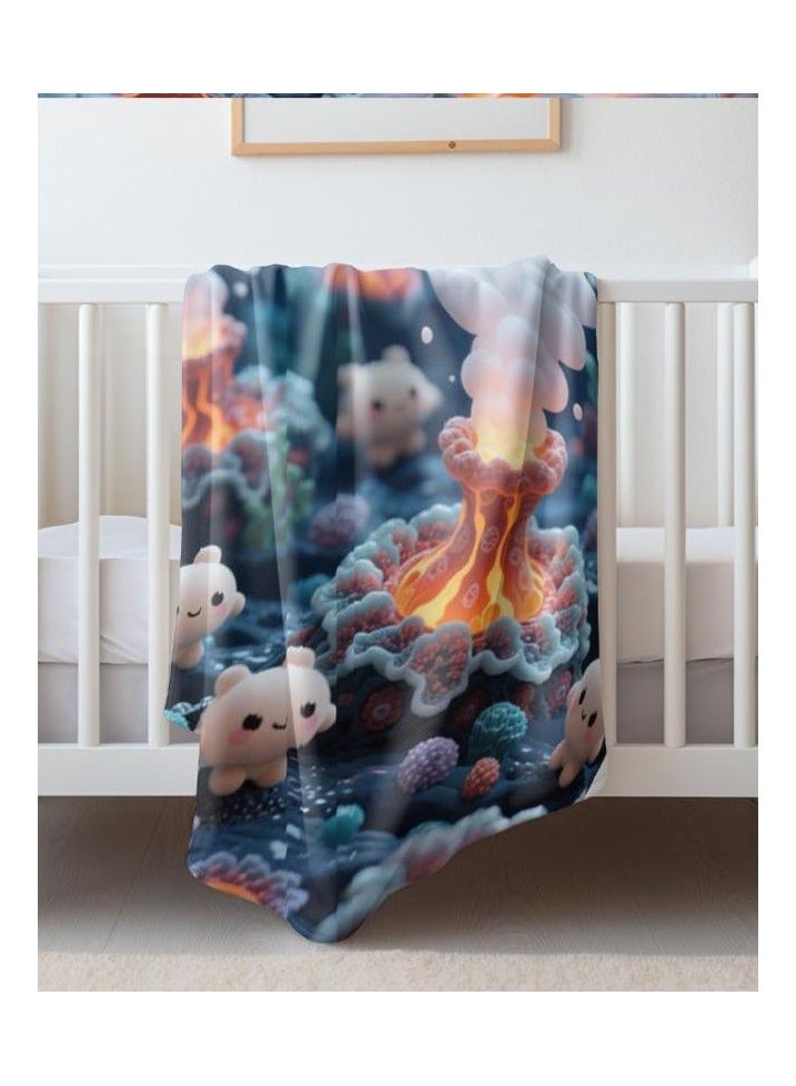 general Flannel thin blanket (warm and comfortable, suitable for sleep, gaming, dust removal and sandproof) 150cm*200cm - 361 - Image 4