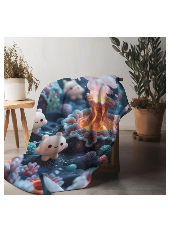 general Flannel thin blanket (warm and comfortable, suitable for sleep, gaming, dust removal and sandproof) 150cm*200cm - 361 - Image 5