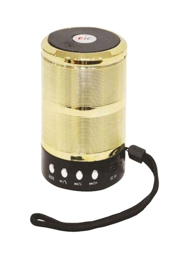 Rechargeable Mini Speaker Gold/Black