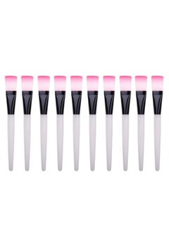 BinaryABC BinaryABC Mini Brush Makeup Clear Plastic Handle Facial Mud Mask 10pcs 