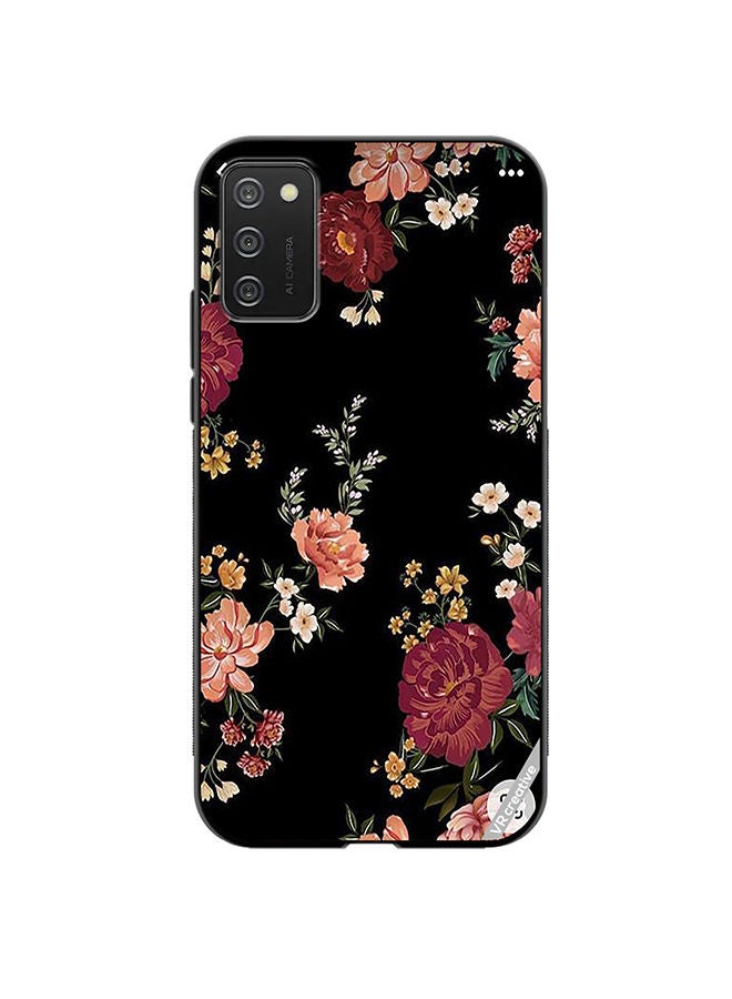 VR CREATIVE Protective Case Cover For Samsung Galaxy A03s Flower Design Multicolour - Image 1